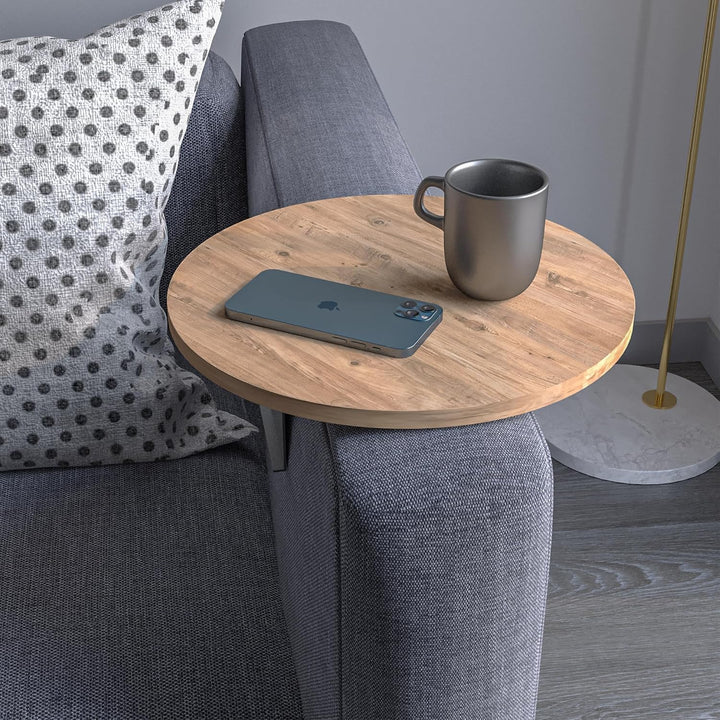 sugodesign Couch-Tablett Armlehne, Einstellbarer Sofa-Tablett, Getränkehalter, spezielles Design pra
