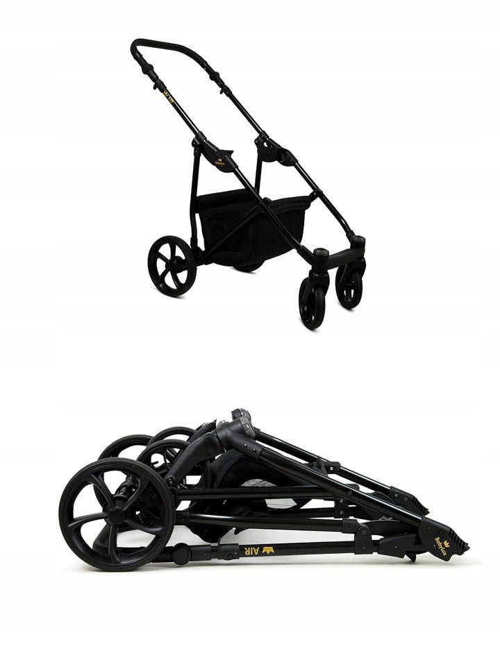BabyLux® Kinderwagen Set 2 in 1 - Air - Sage - incl. Babywanne, Buggy Sportsitz - Kinderwagenset - K
