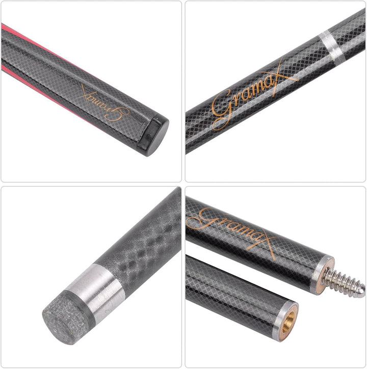 Pool Cue Stick, 9mm Kohlenstoff Tragbar Leicht Professioneller Poolstock, Snooker Pool Cues | Billar