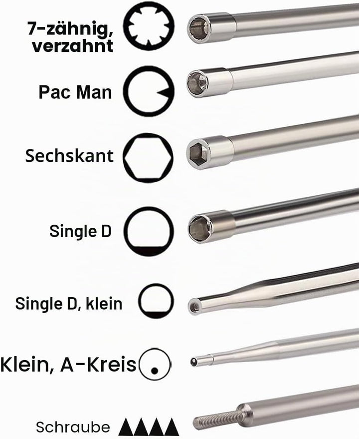 14er Pack Vergaser-Einstellwerkzeug mit Schraube Aussensechskant-Schraubendreher für 2-Takt Kleinmot
