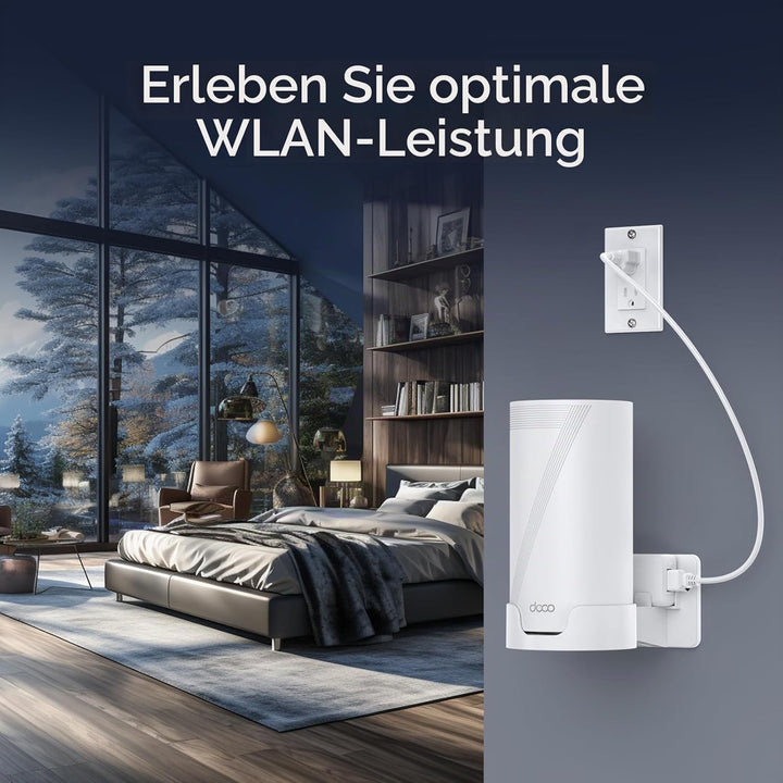EDUP Wandhalterungs Set für Deco WiFi 7 Mesh System BE65-5G / BE75 / BE85 / BE95 / BE10000 / BE22000