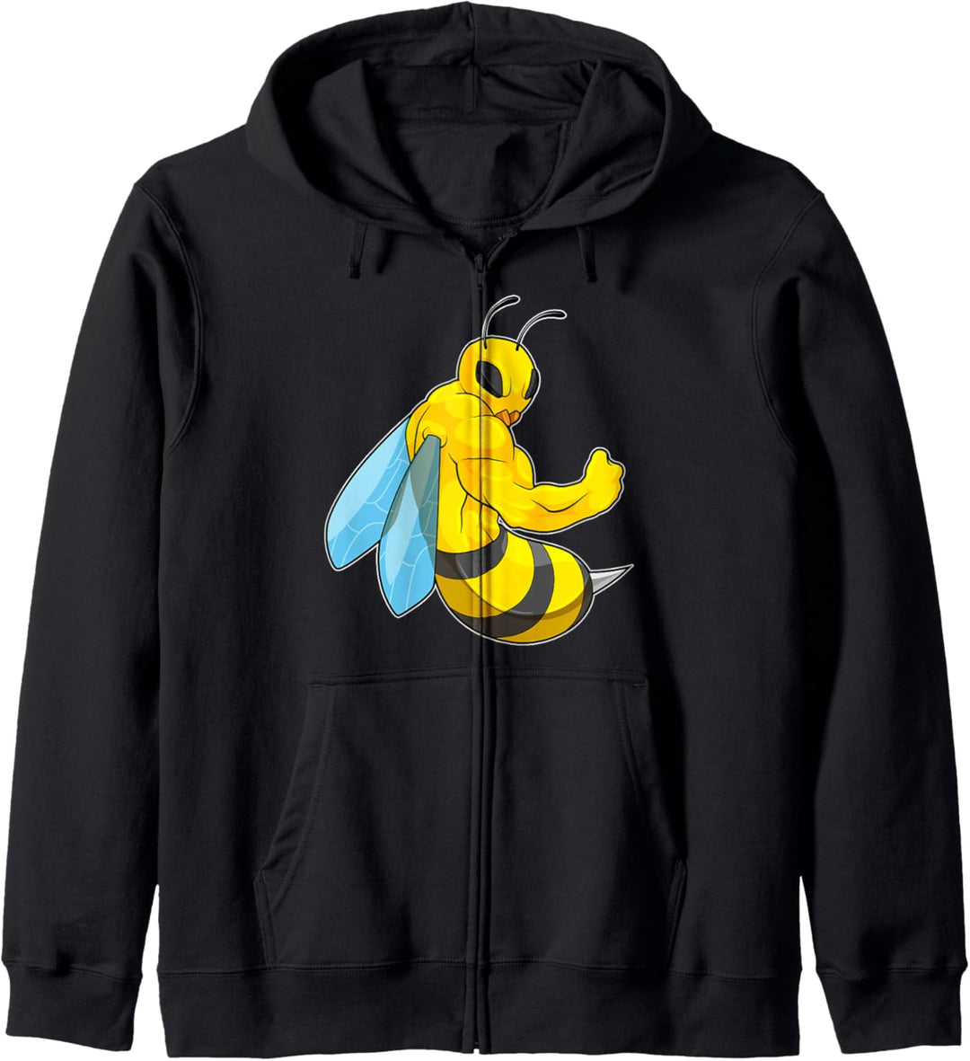 Biene Bodybuilder Bodybuilding Sport Kapuzenjacke