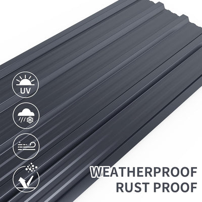 Mondeer 14er-Set Metall Trapezblech, Wellblechplatten für Dach, Dachbleche Trapezblech, Verzinkter S