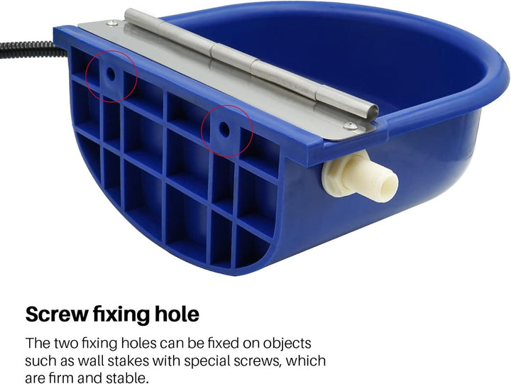 Pferdetränke Beheizbar Tränkebecken Pferd Beheizter Frostsicher Pferdetränke,mit Verstellbaren Schwi