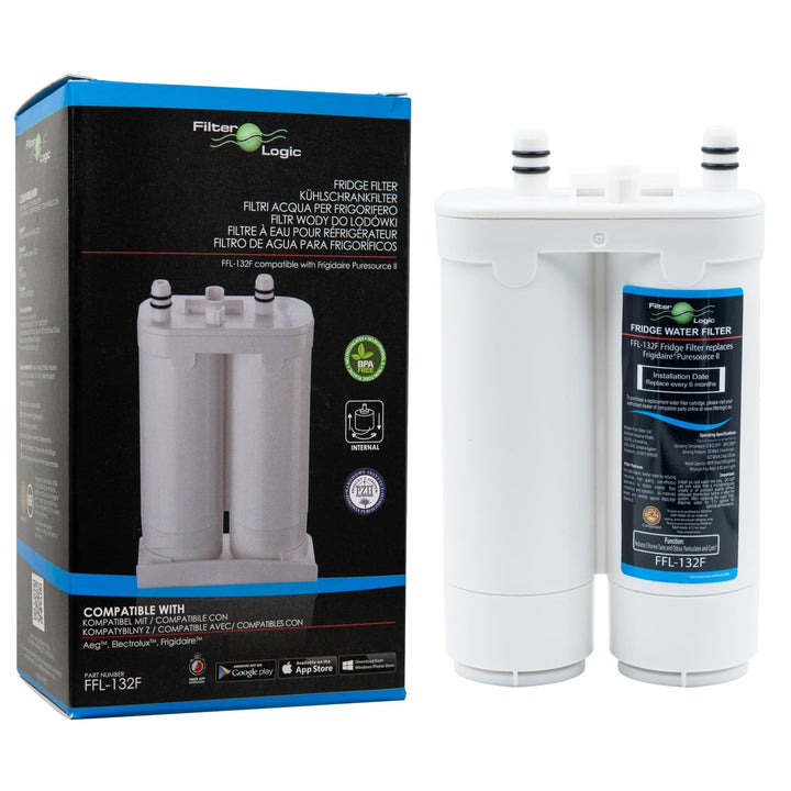 FilterLogic FFL-132F | 2x Kühlschrank Wasserfilter kompatibel mit Electrolux, AEG 4055319455 WF2CB F