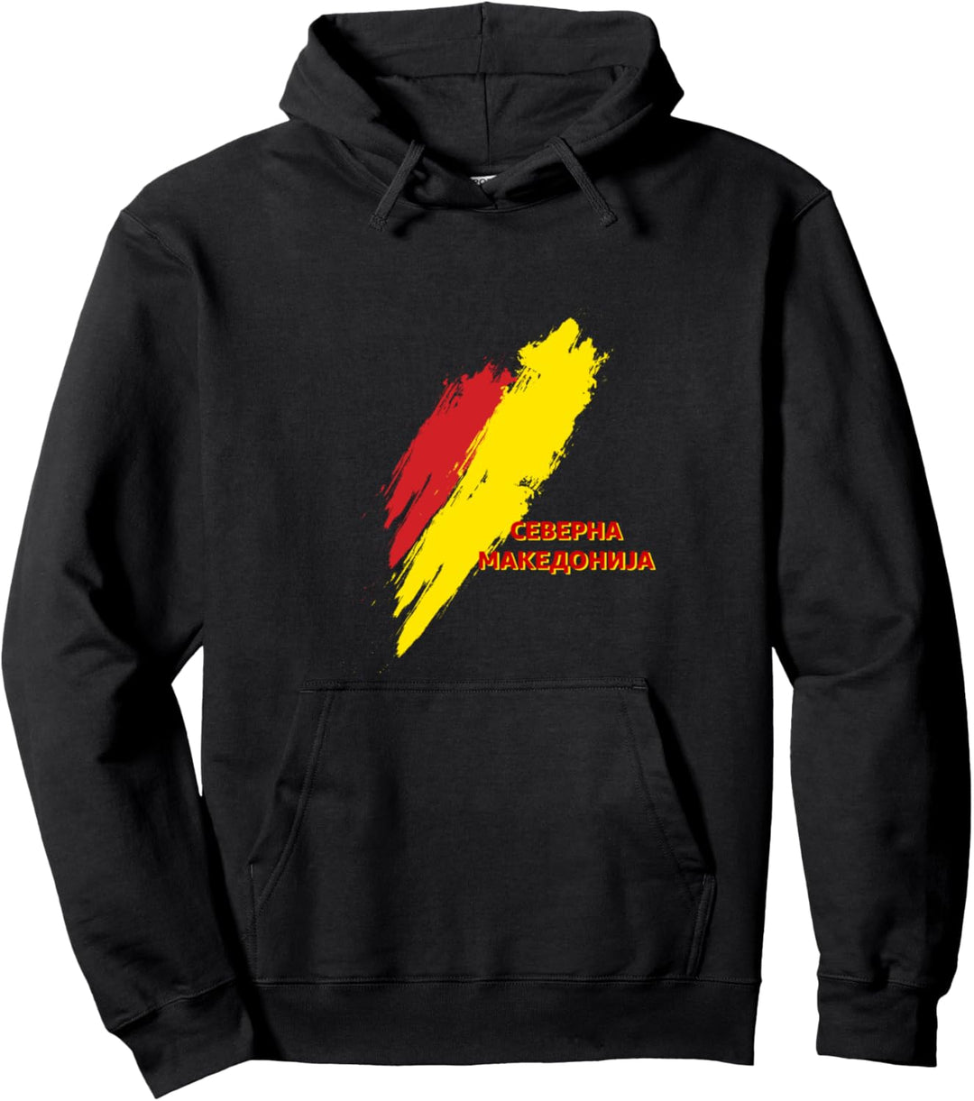 Flagge Mazedonien Pullover Hoodie