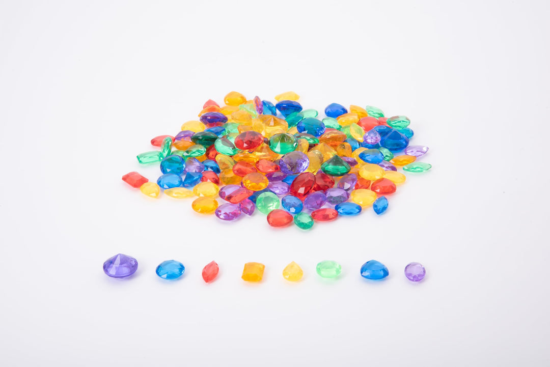 TickiT 73123 Translucent Color Jewels PK-144, Rot, Orange, Gelb, Grün, Blau, Violett, S