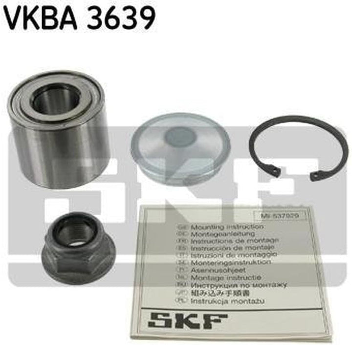 SKF Radlagersatz Radlager Set Hinten | VKBA 3639 | Für SANDERO CLIO MEGANE II BM CM EM KM LM MODUS S