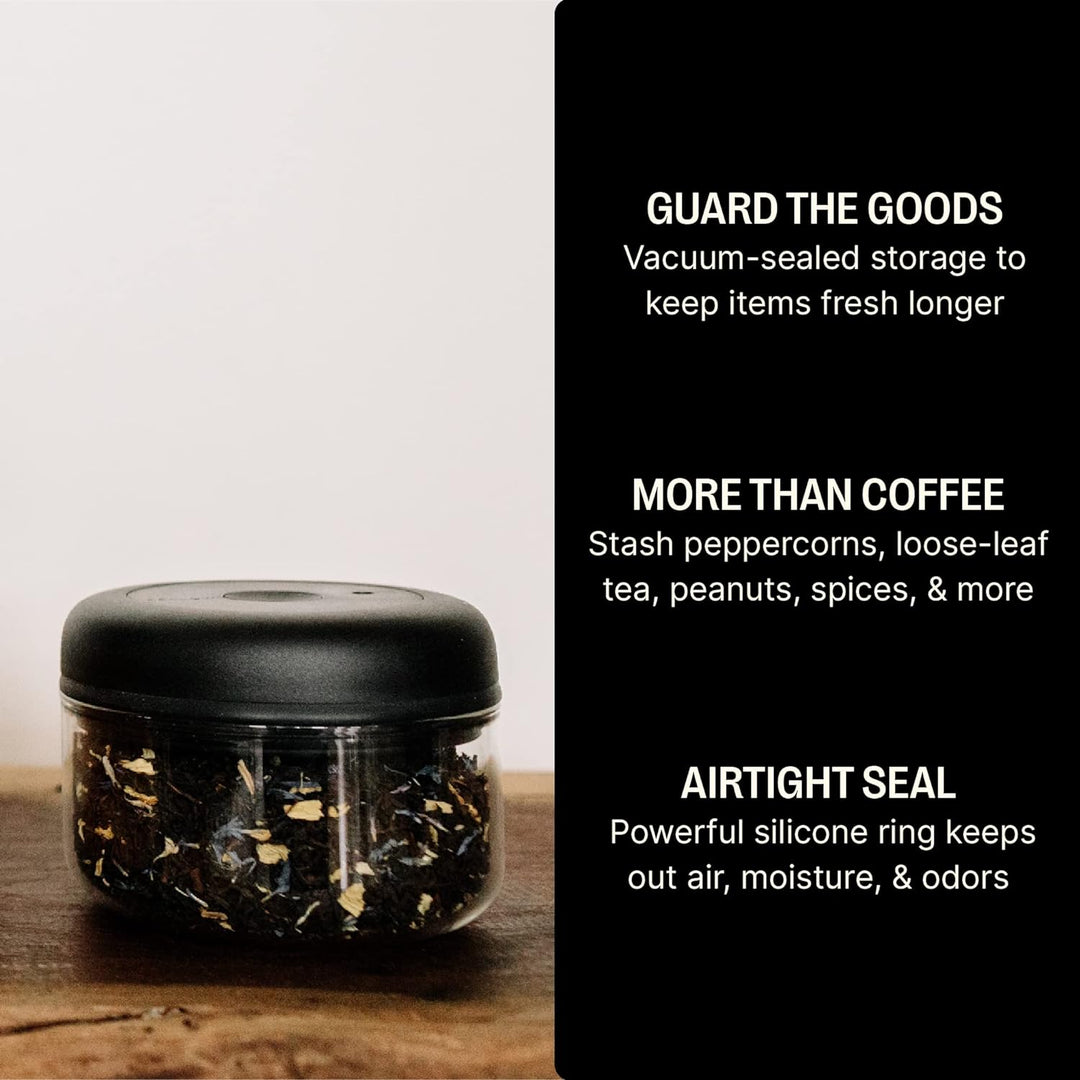 Fellow Vakuumbehälter zur Aufbewahrung von Kaffee und Lebensmitteln, integrierte Vakuumpumpe, hermet