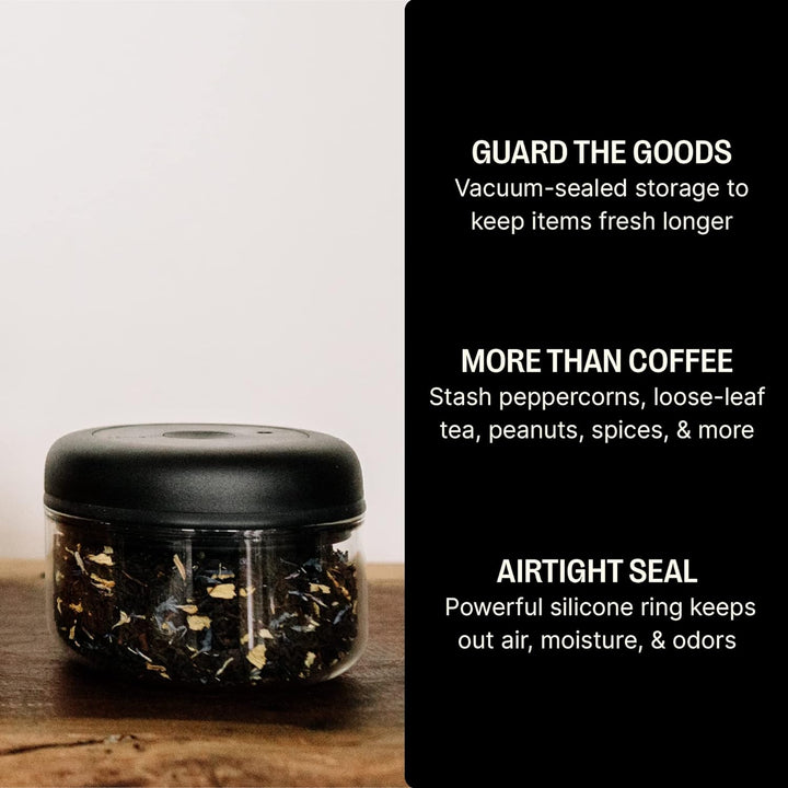 Fellow Vakuumbehälter zur Aufbewahrung von Kaffee und Lebensmitteln, integrierte Vakuumpumpe, hermet