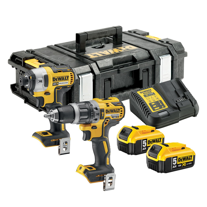 Dewalt 18 Volt Akku-Schlagbohr- und Schlagschrauber Kombopack DCK266P2 (Schlagbohrschrauber DCD796,