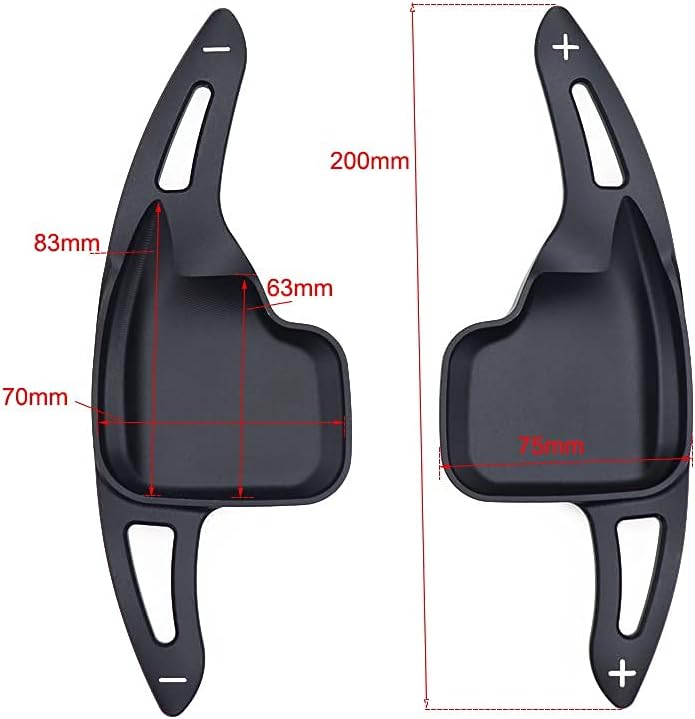 HIBEYO Lenkrad Schaltpaddel Verlängerung Schaltwippen für BME 3er F30 F31 F34 5er F10 F11 1er F20 F2