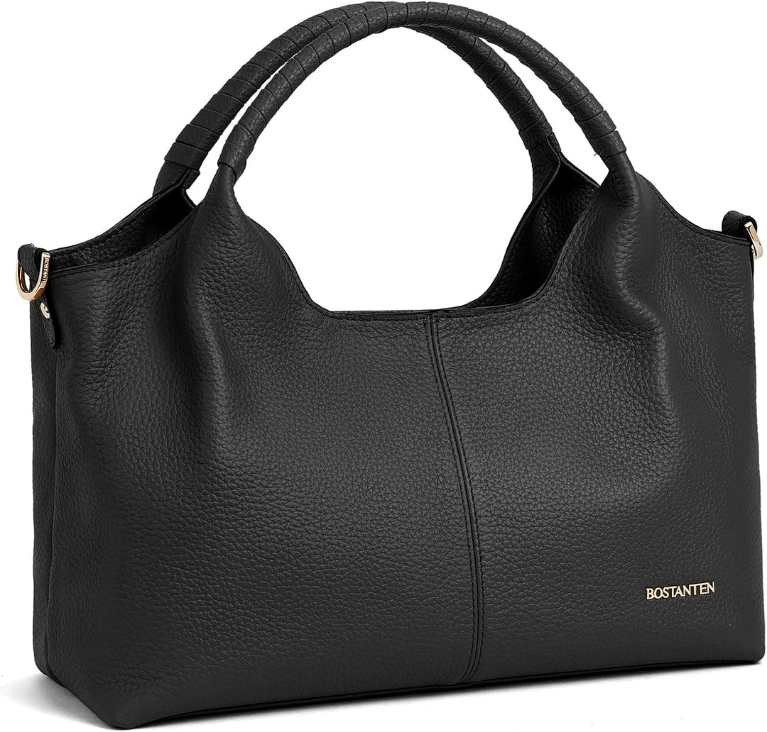BOSTANTEN Damen Shopper Leder Handtasche Hobo taschen Top Griff Schultertasche Frauen Umhängetasche