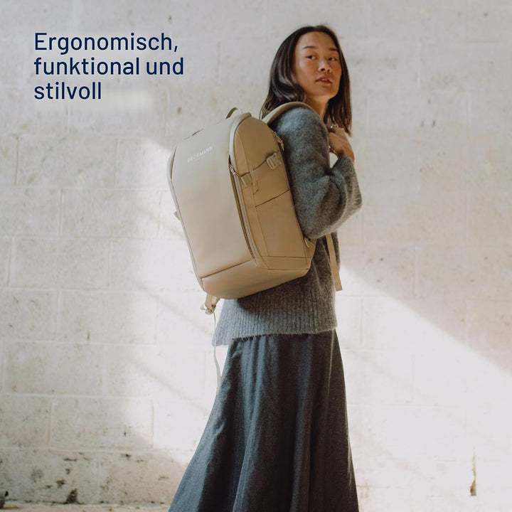 Beckmann Street GO Beige, Freizeitrucksack, Wanderrucksack