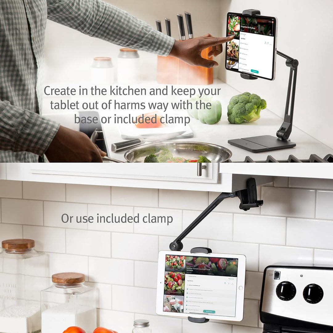 Twelve South HoverBar Duo (2nd Gen) for iPad/iPad Pro/Tablets | Adjustable Arm with New Quick-Releas
