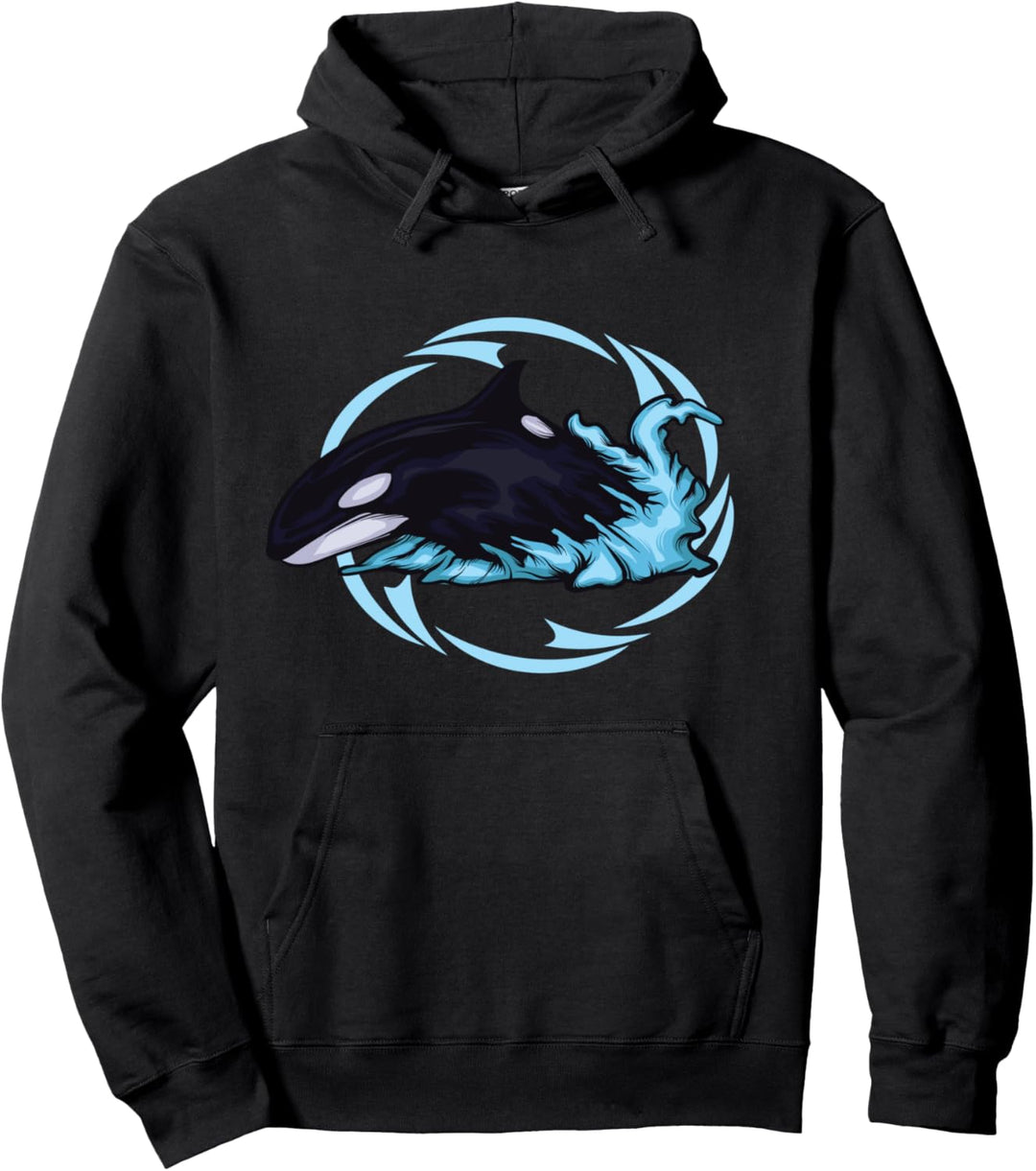Orca Wal Geschenk Wale Geschenk Killer Wal Pullover Hoodie