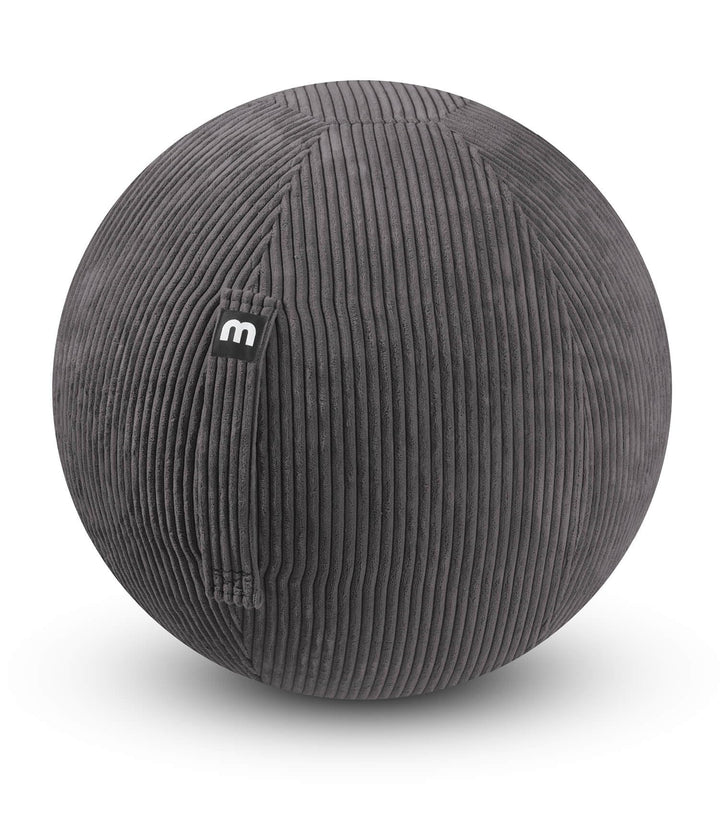 mokebo Stoff Sitzball Büro ergonomisch 'Der Sportliche', Sitzball mit Pumpe oder Pezziball mit Stoff