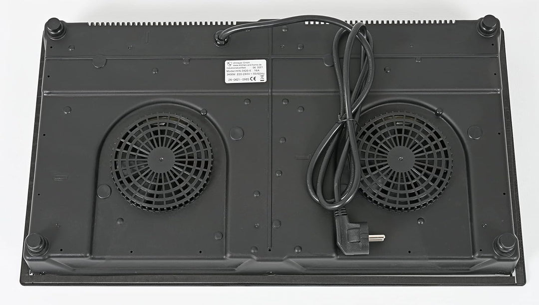 K&H® Doppel 2 Zonen Induktionskochfeld 60cm Autark Eingebaut HIN-3420-6