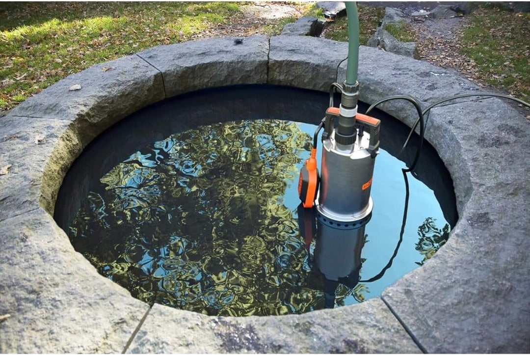 Black+Decker BXUP1100XDE Tauchpumpe für Schmutzwasser (1100 W, max. Förderleistung 16.500 l/h, max.