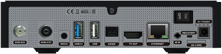 GigaBlue UHD Trio 4K PRO - Combo Tuner, W-LAN 1200Mbps, 1 x DVB-S2X Tuner, 1 x DVB-C/T2 Tuner