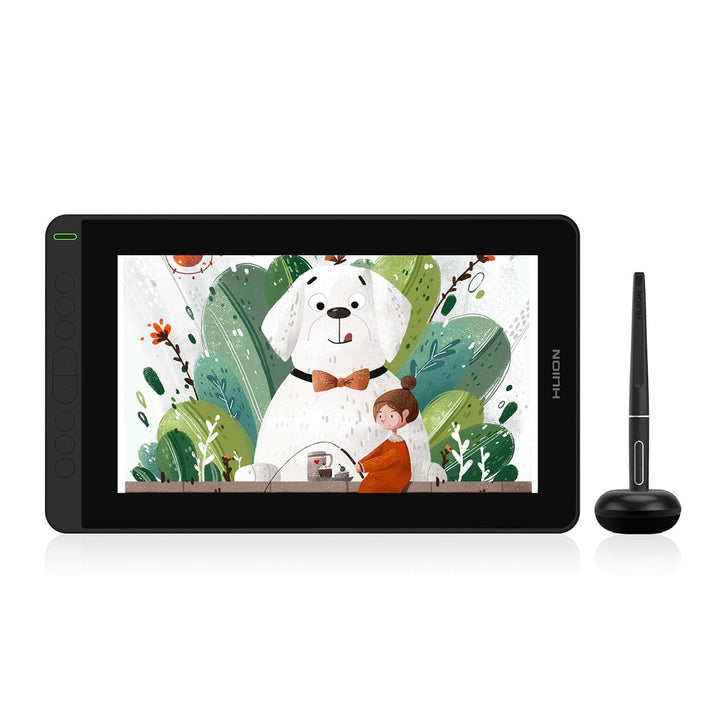 HUION Kamvas 12 Grafiktablett mit Display, 11,6 Zoll Stift-Display mit batterielosem Stift, 8 Expres