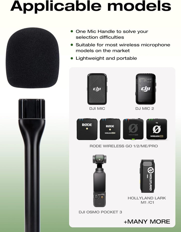 Tragbarer kabelloser Mikrofonständer für DJI-Mikrofon, Halterung für DJI Mic 2, tragbarer Mikrofonad