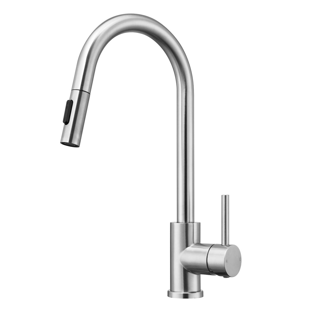 YardMonet Küchenarmaturen wasserhahn küche,ausziehbar 360° Drehbar 2 Sprühfunktionen, Edelstahl küch