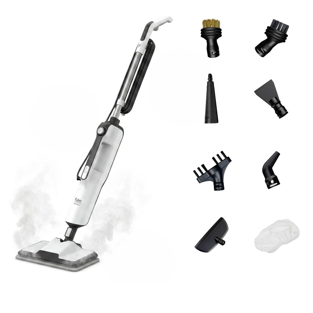 Fakir Duo Dampfreiniger 2-in-1 Hand- & Standgerät, 1400W, 380ml Tank, LED-Anzeige, Dampfregulierung