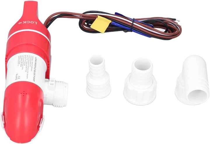 Marine-Bilgenpumpe, DC12V 1100GPH 4160LPH Elektrische Automatische Bilgenpumpe aus Edelstahl mit 360