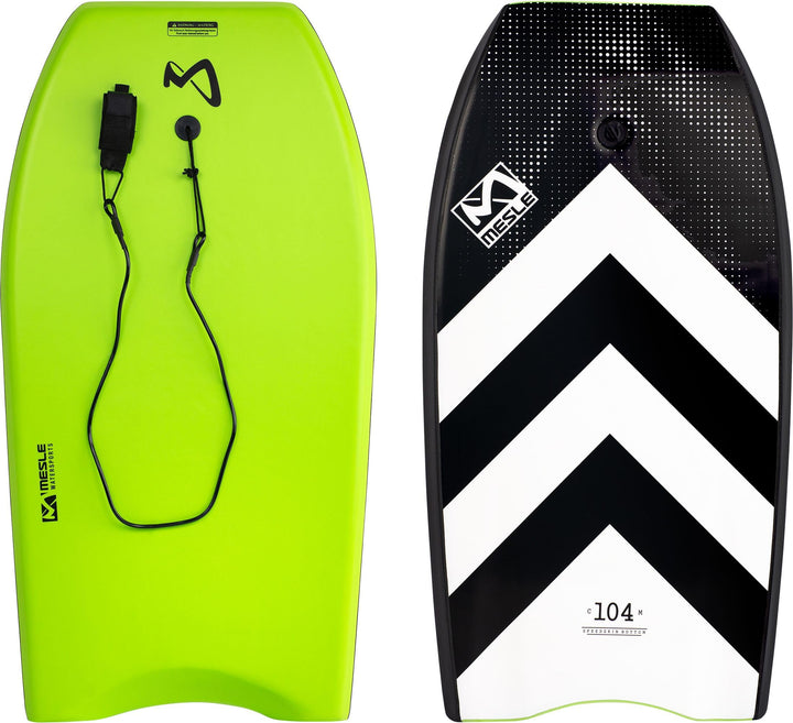 Mesle Bodyboard Kinder &amp; Erwachsene Speed Skin mit Leash, Anfänger &amp; Fortgeschrittene Surfbrett für