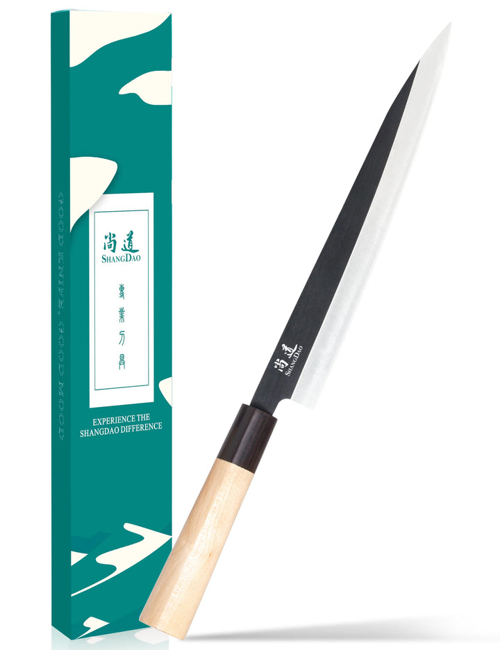 SHANGDAO Sashimi-Sushi-Messer 25 cm – Fleischschneidemesser und Yanagiba-Messer, Fischfiletieren und