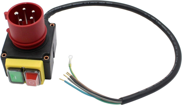 SECURA Schalter mit CEE-Stecker 400V kompatibel mit Einhell BT-LS 810 D Holzspalter