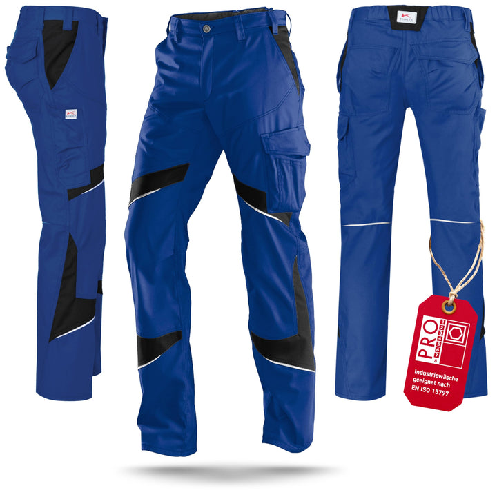 KÜBLER Workwear KÜBLER ACTIVIQ Arbeitshose blau, Grösse 46, Herren-Arbeitshose aus Mischgewebe, leic
