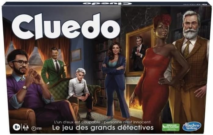 Hasbro Gaming Cluedo Familienspiel für 2 bis 6 Spieler, ab 8 Jahren