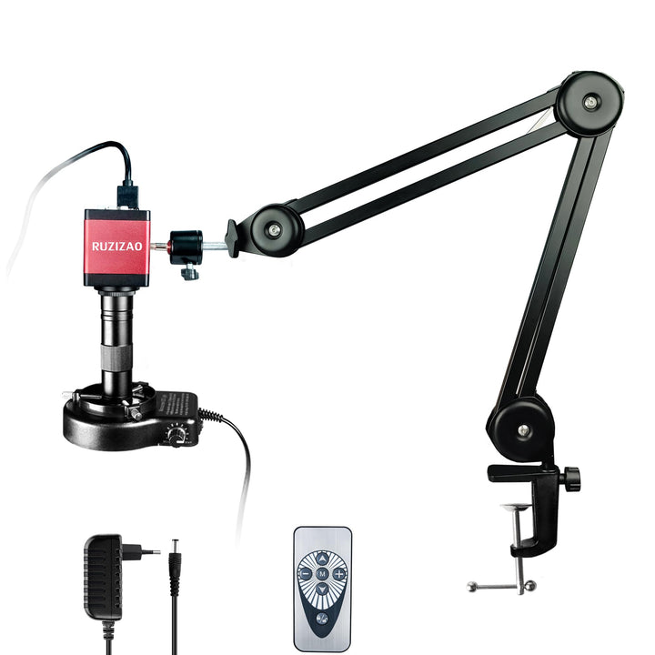 Digitales Mikroskop Kamera 13 MP 1080P HDMI VGA Industrie-Videomikroskope C-Objektiv mit 150-facher