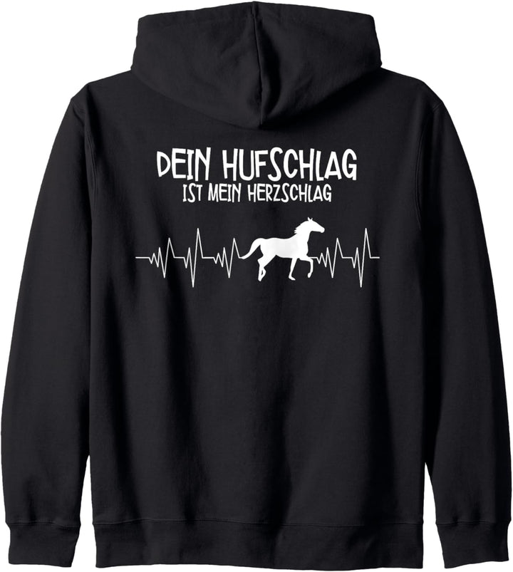 Dein Hufschlag Ist Mein Herzschlag Kapuzenjacke