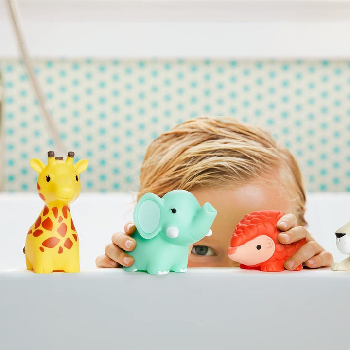 Munchkin Wild Tiere Baby Badespielzeug, 8 Stücks, Multi Wild Animals, 8 Pack, Wild Animals, 8 Pack