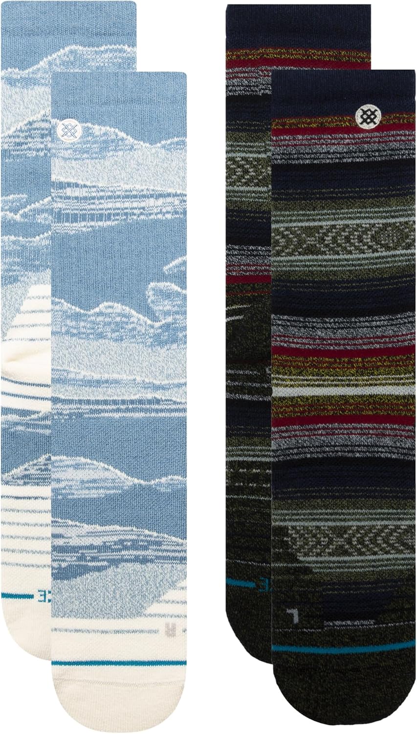 Stance Crew-Socken – Windy Peak x Everest – 2er-Pack M multi, M multi