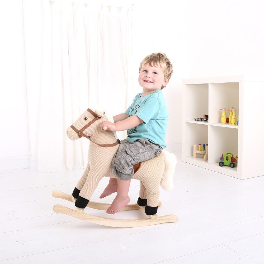 Bigjigs Toys Cord-Schaukelpferd