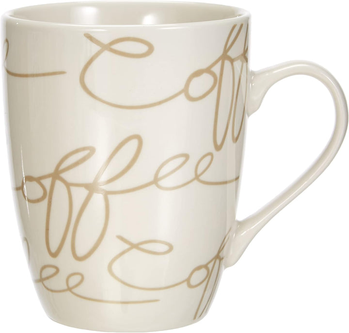 Ritzenhoff & Breker Latte Macchiato Gläser-Set, 4 Stück & Kaffeebecher-Set Cornello, 2-teilig, Creme