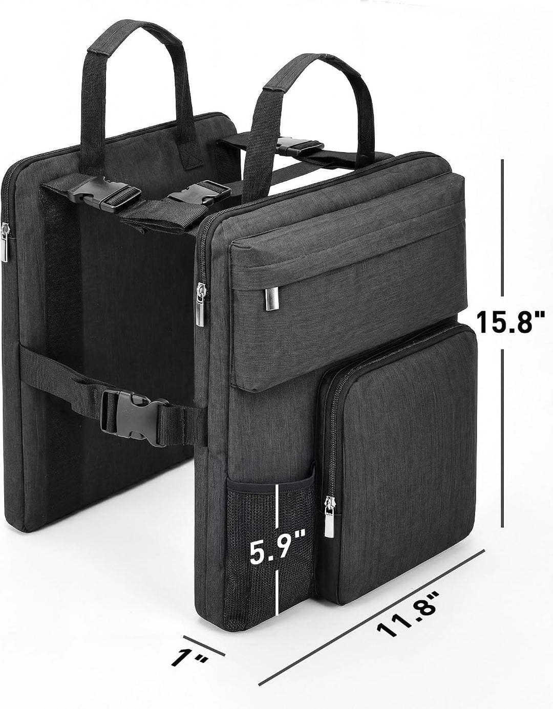 BS-VOG Über-Koffer-Organizer für Handgepäcktasche mit Getränkehalter | Packing Cubes für Koffer, ver