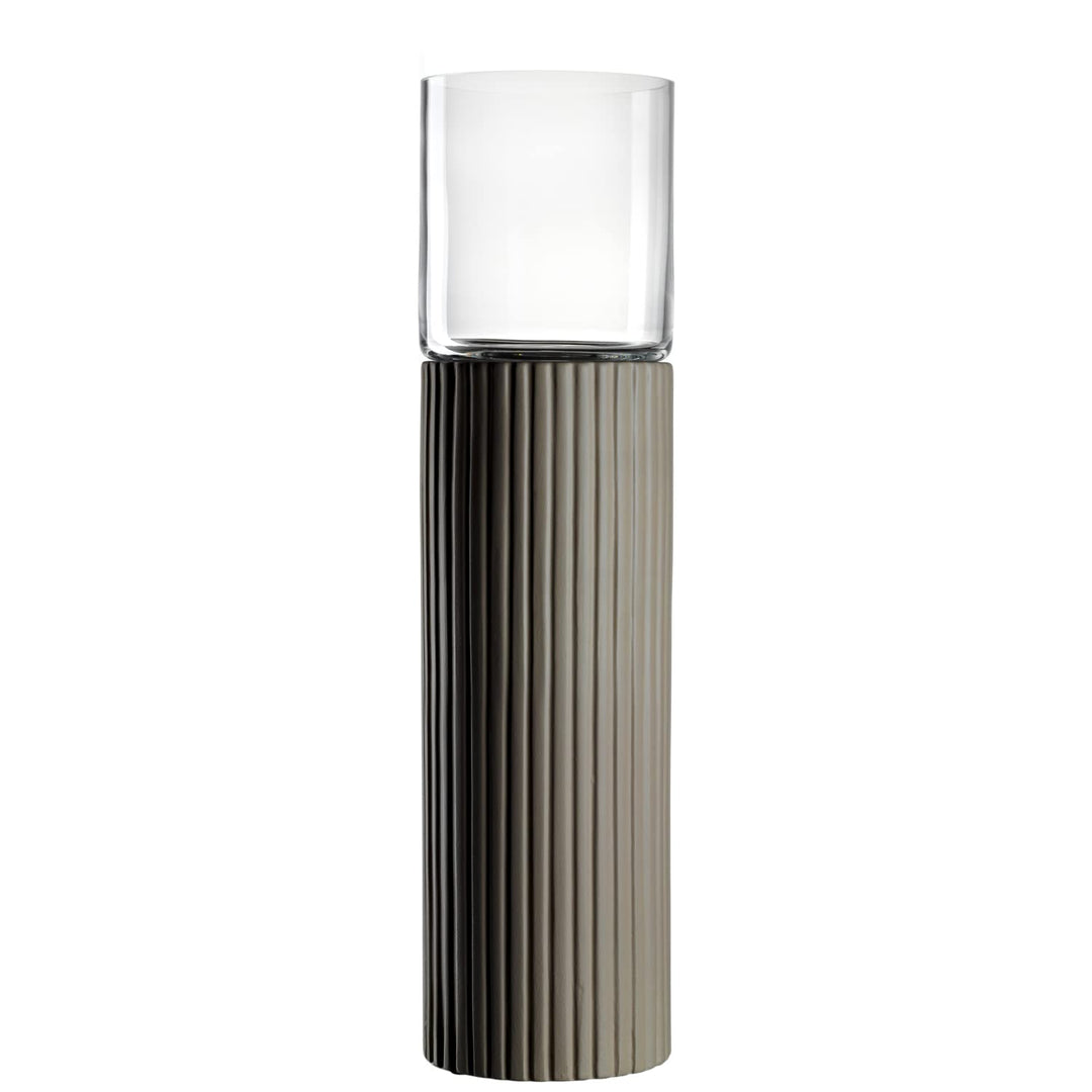 LEONARDO HOME Windlicht Poesia 65 cm Taupe, 033160, Glas, braungrau