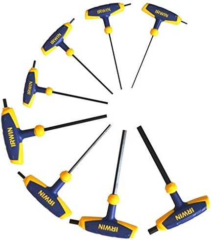 IRWIN T10771 Sechskant-Schraubenschlüssel-Set, mit T-Griff, 8-teilig
