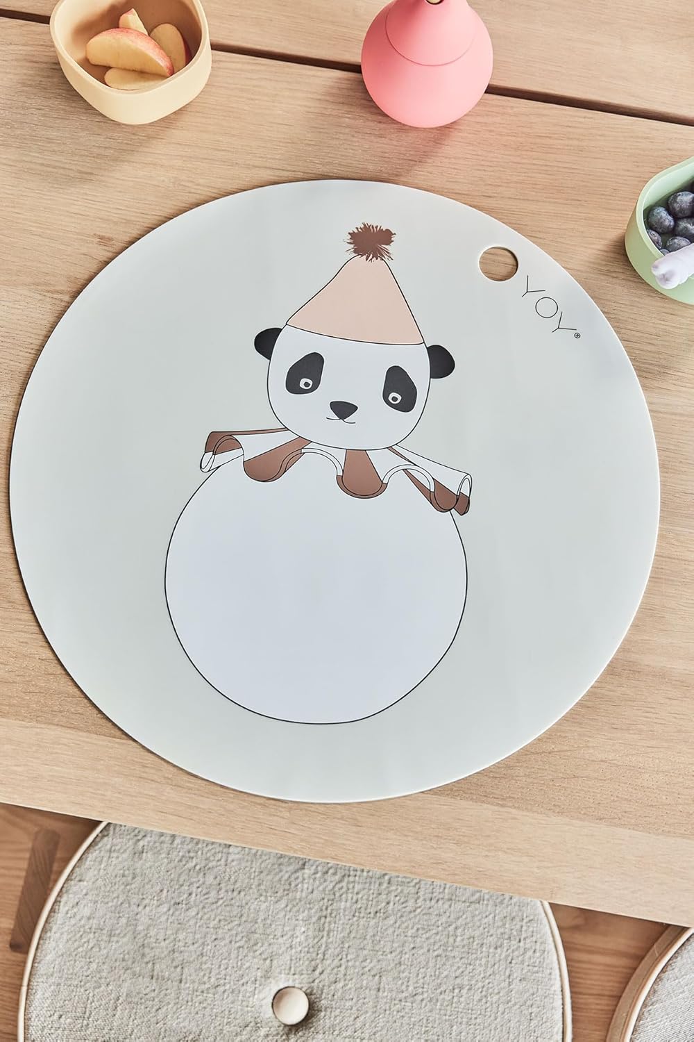 OYOY M107495 set de table Rond Beige, Noir, Marron, Blanc 1 pièce(s)