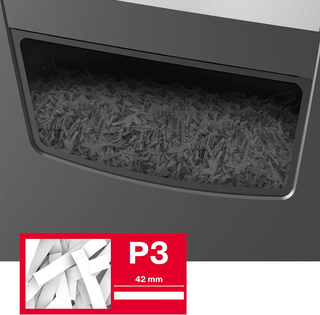 Rexel Aktenvernichter Momentum X312, Partikelschnitt, 13-12 Blatt A4 (70-80 g/m²) Kapazität, Sicherh