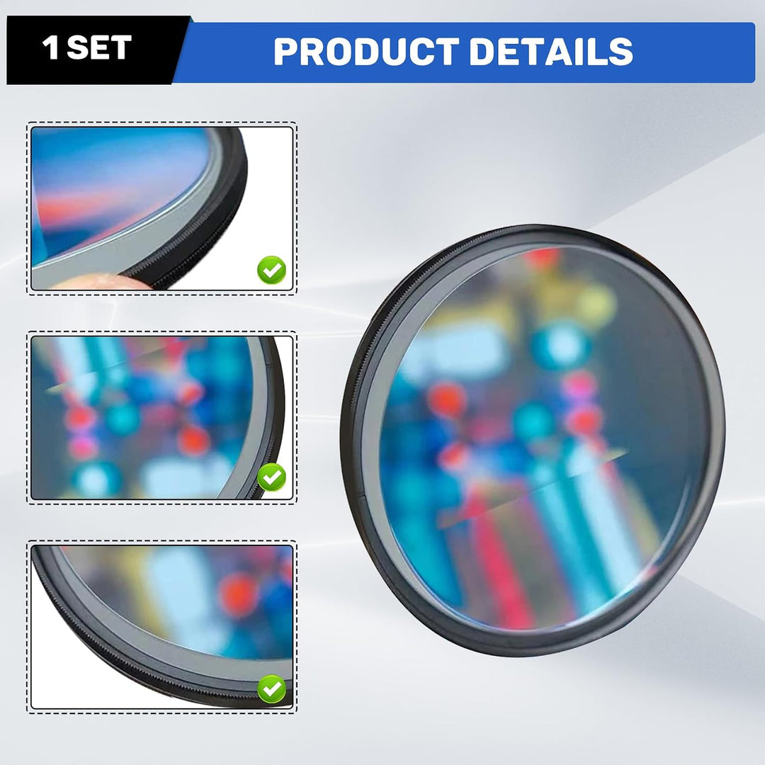 77 mm Glasprismenlinse, Super-Speed-Effekte, Ghost Motion Blur, UV-Filter für Fotografie, SLR-Kamera