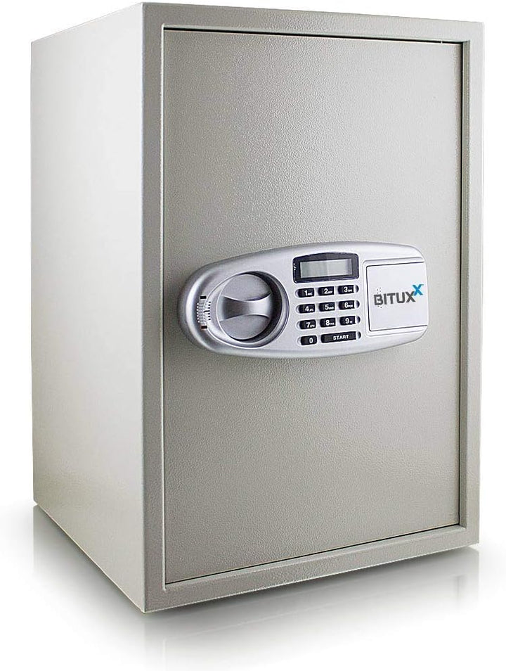 BITUXX® Elektronischer Safe Tresor Wandtresor Wandsafe Geldschrank Möbeltresor Stahlschrank Geldsafe