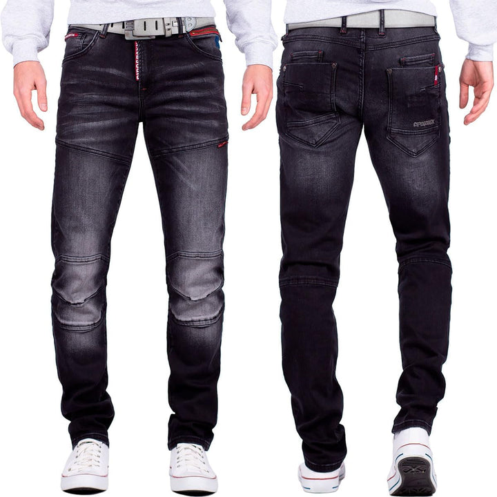 Cipo & Baxx Herren Jeans besonders modische Designs 29W / 32L Schwarz - 94, 29W / 32L Schwarz - 94