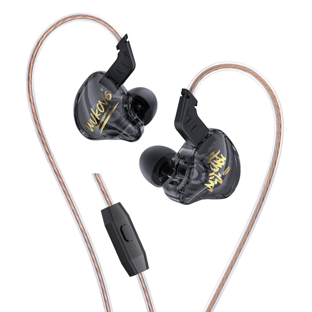 Yinyoo KBEAR MONKIE K01 Kabelgebundene Gaming Ohrhörer, 1DD Leichter Gaming-In-Ear-Monitor mit 3,5-m