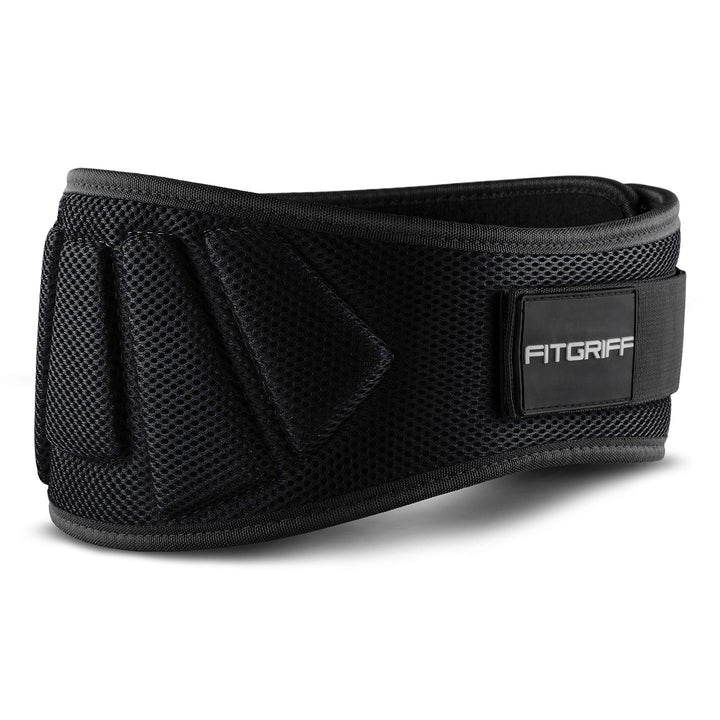 FITGRIFF® Gewichthebergürtel V1 - Fitness-Gürtel für Bodybuilding, Krafttraining, Gewichtheben und C